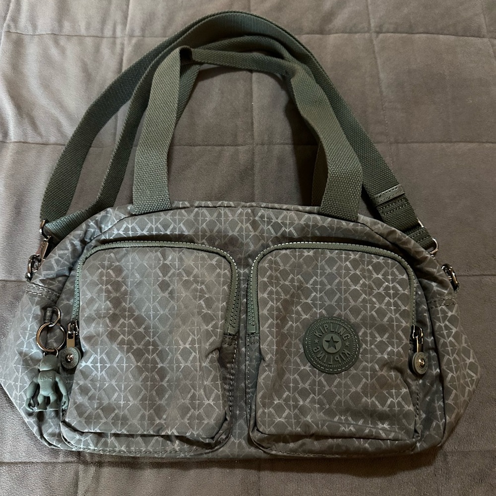 Kipling Geometric Patterned Bag